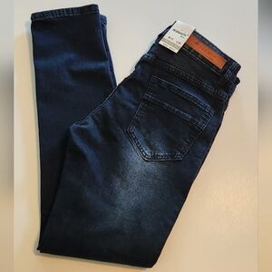 M.Society Super Stretch Womens Ink Skinny Fit Jeans